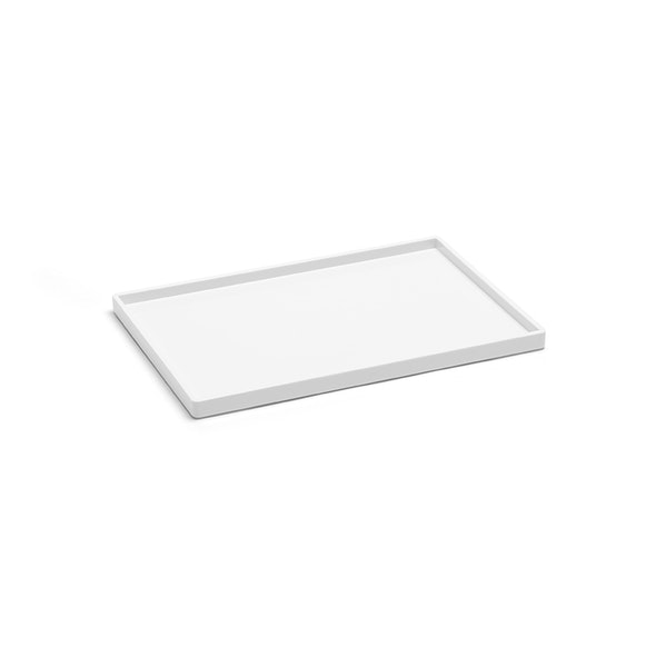 White Medium Slim Tray