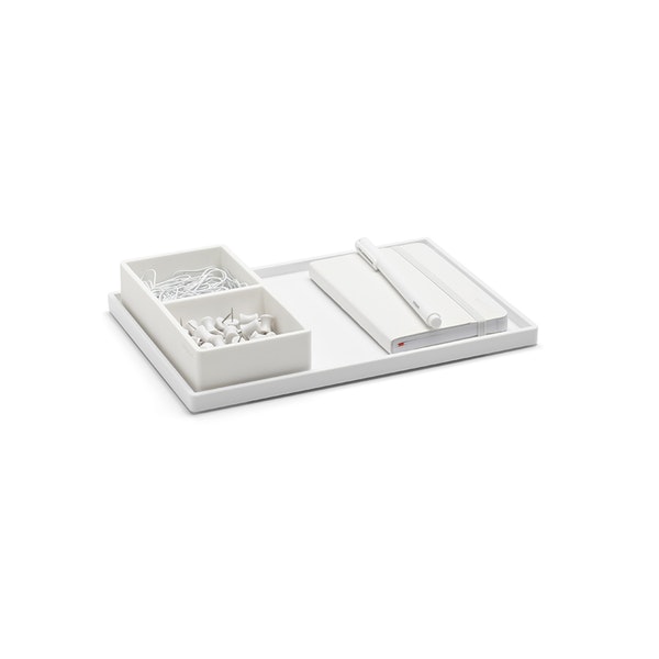 White Medium Slim Tray