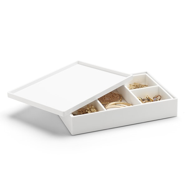 White Medium Slim Tray