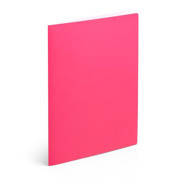 Pink + Aqua 2-Pocket Poly Folder