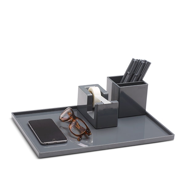 Dark Gray Large Slim Tray