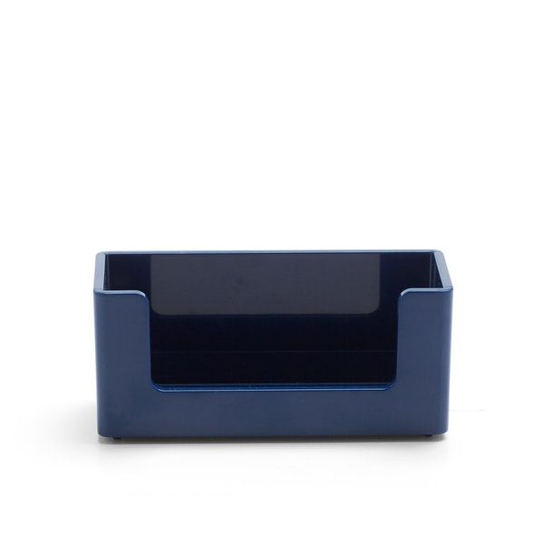 Navy Business Card Holder