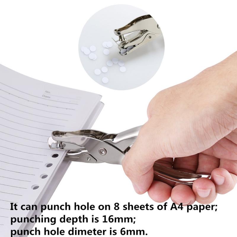 Paper Punch Single Hole Puncher Circle Cutting Tool For Crafts Scrapbooking Ticket Marking