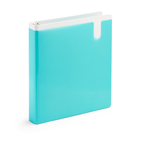 Aqua 1" Pocket Binder