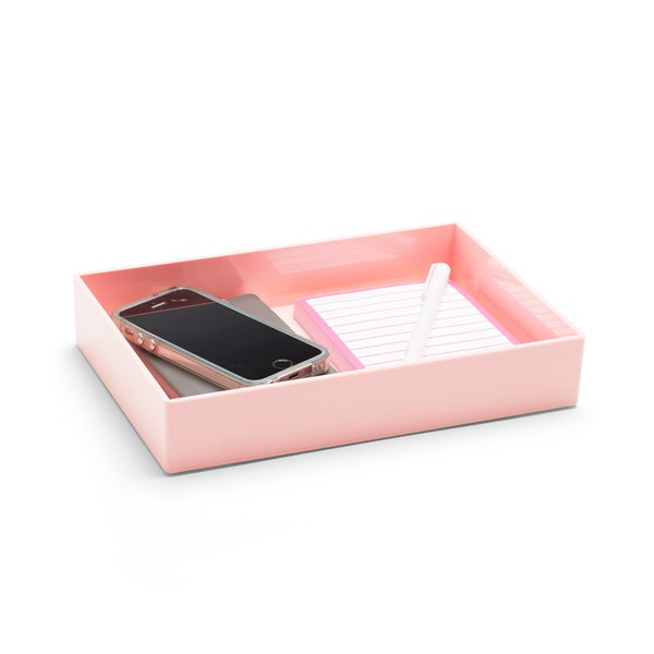 Blush Medium Accessory Tray