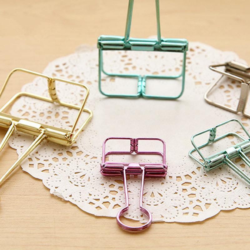 5 Pcs Novelty Solid Color Openwork Dovetail Clip