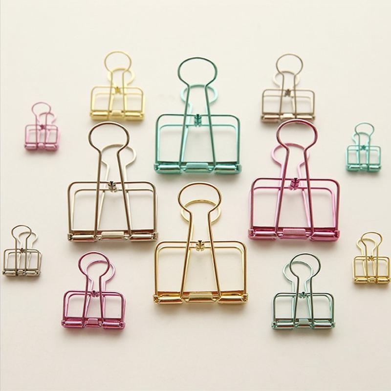 5 Pcs Novelty Solid Color Openwork Dovetail Clip