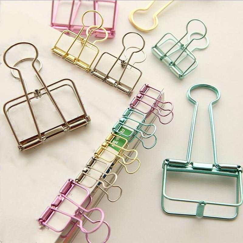 5 Pcs Novelty Solid Color Openwork Dovetail Clip