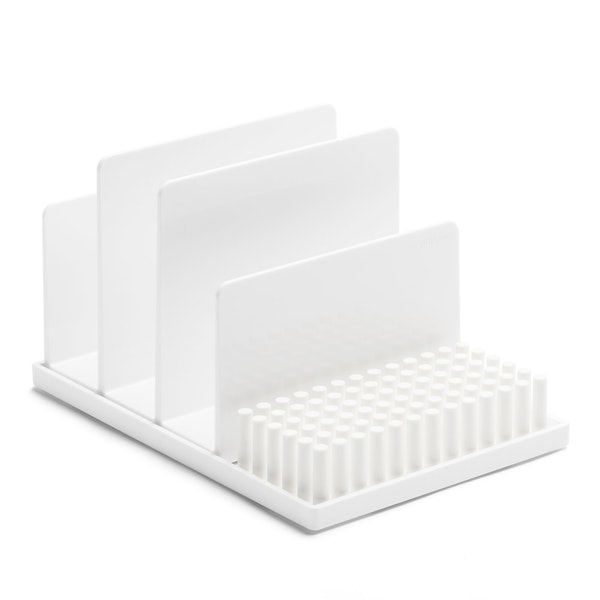 White Home Base Desk Set